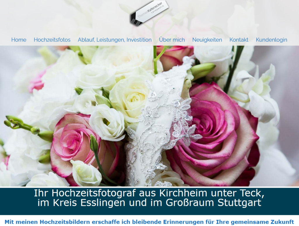 Hochzeitsfotograf aus Kirchheim unter Teck